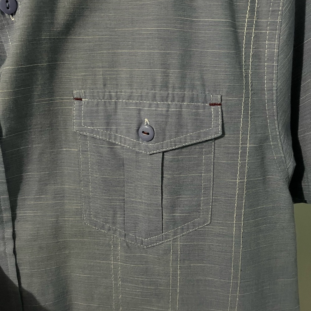 Tranquility Blue Button up